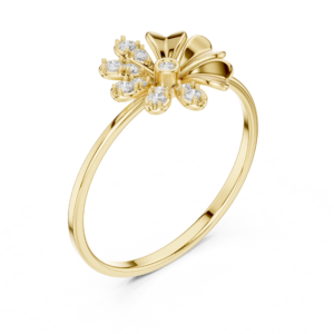 Flora Bow Radiance Lab Diamond Ring