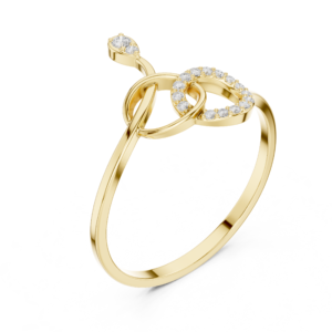 Serenity Loop Lab Diamond Ring