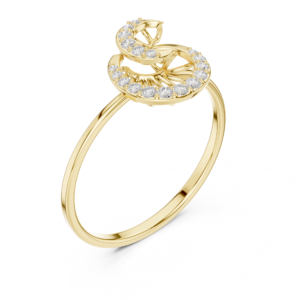 Celestial Duo Lab Diamond Ring