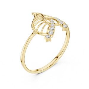 Seraphina Wing Lab Diamond Ring