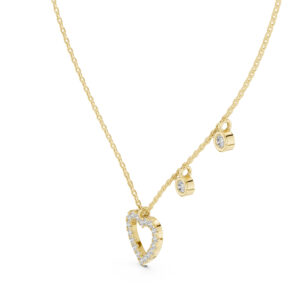 Eternal Heart Radiance Lab Diamond Necklace